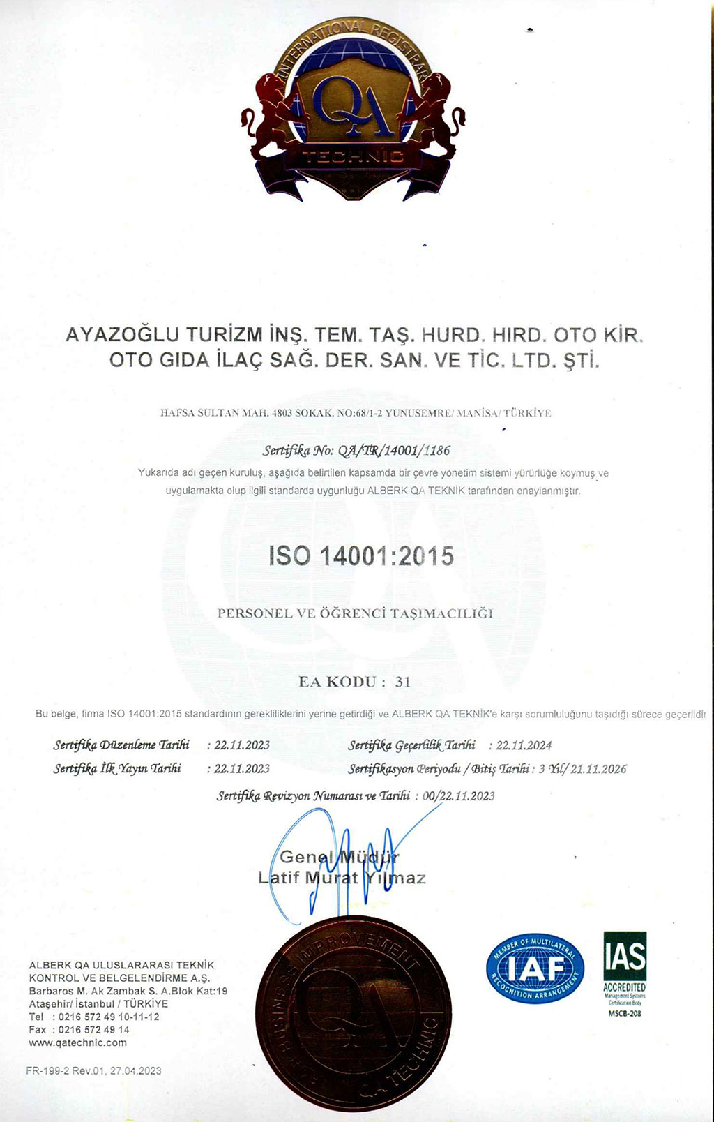 ISO 14001:2015